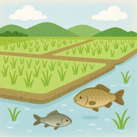 魚のゆりかご水田のニュース